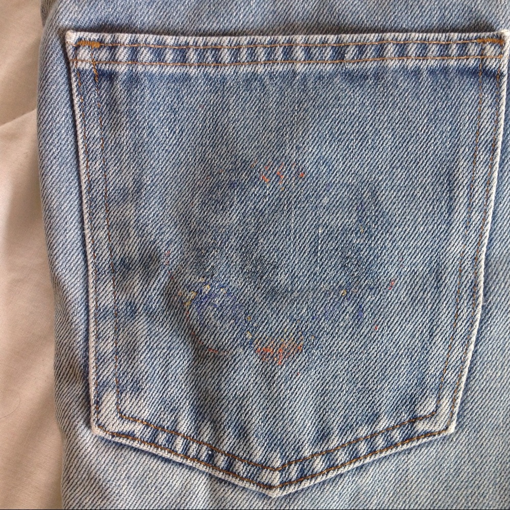 ❌SOLD❌90s high waisted american flag denim shorts - Picture 6 of 7